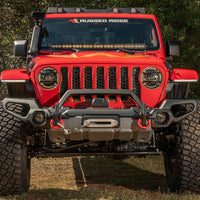 Rugged Ridge Venator Front Bumper Overrider 18-19 JL - Bumpers Grilles & Guards