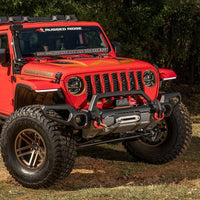 Rugged Ridge Venator Front Bumper Overrider 18-19 JL - Bumpers Grilles & Guards