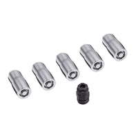 Rugged Ridge Wheel Lock Nut Set 5 Nuts w/Key Chrome M14-1.5 - and Tire Accessories