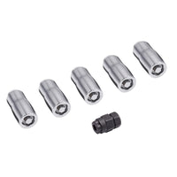 Rugged Ridge Wheel Lock Nut Set 5 Nuts w/Key Chrome M14-1.5 - and Tire Accessories