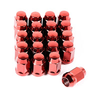 Rugged Ridge Wheel Lug Nut Set of 20 Red 1/2-20 - and Tire Accessories