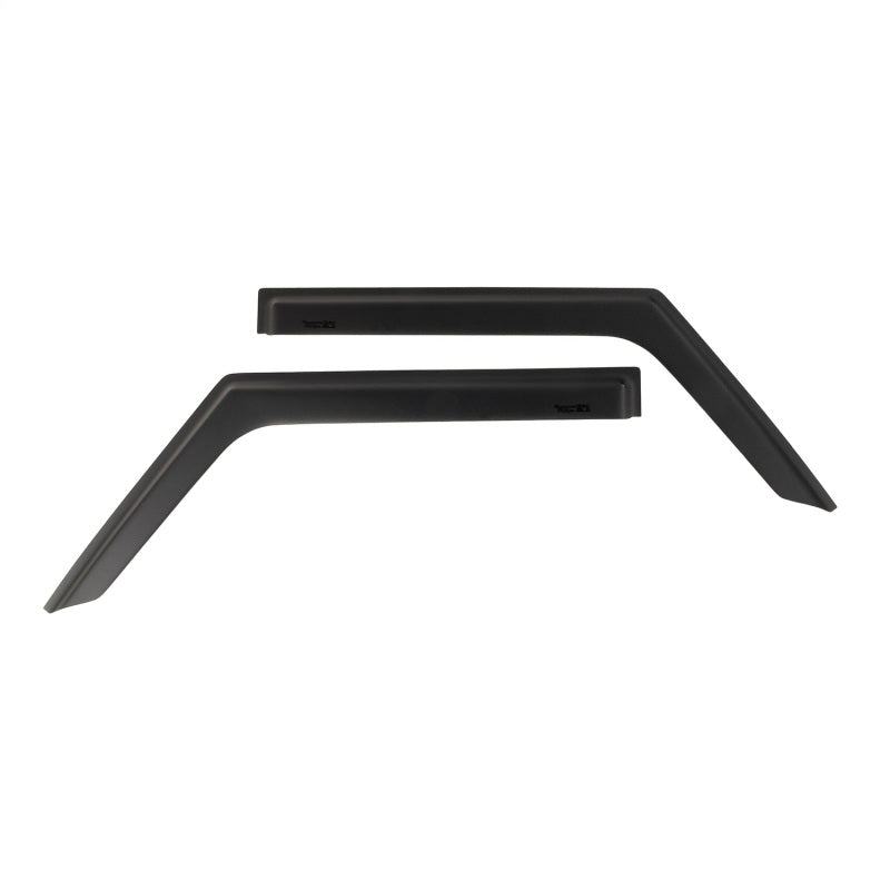Rugged Ridge Window Visors Matte Black 18-19 2-Door Jeep Wrangler - Deflectors