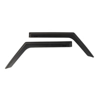 Rugged Ridge Window Visors Matte Black 18-19 2-Door Jeep Wrangler - Deflectors