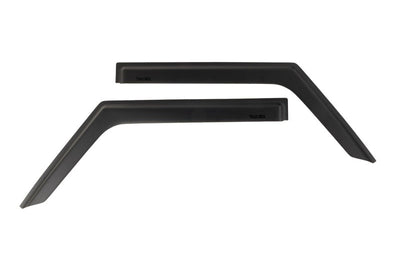 Rugged Ridge Window Visors Matte Black 18-19 2-Door Jeep Wrangler - Deflectors