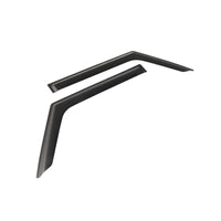 Rugged Ridge Window Visors Matte Black 18-19 2-Door Jeep Wrangler - Deflectors