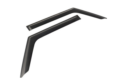 Rugged Ridge Window Visors Matte Black 18-19 2-Door Jeep Wrangler - Deflectors