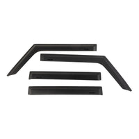Rugged Ridge Window Visors Matte Black 18-20 Jeep Wrangler JLU/JT - Deflectors