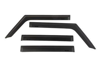 Rugged Ridge Window Visors Matte Black 18-20 Jeep Wrangler JLU/JT - Deflectors