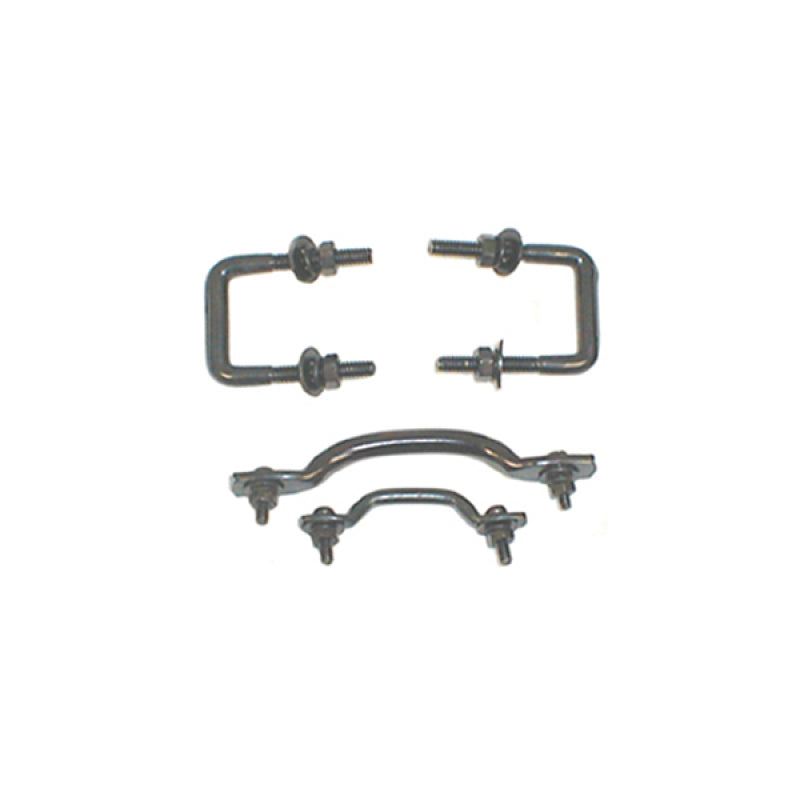 Rugged Ridge Windshield Tie Down Kit Black 55-95 Jeep CJ / Wrangler - Suspension