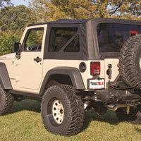Rugged Ridge XHD Sailcloth Top Black 2-Door 07-09 Jeep Wrangler - Roofs & Roof Accessories