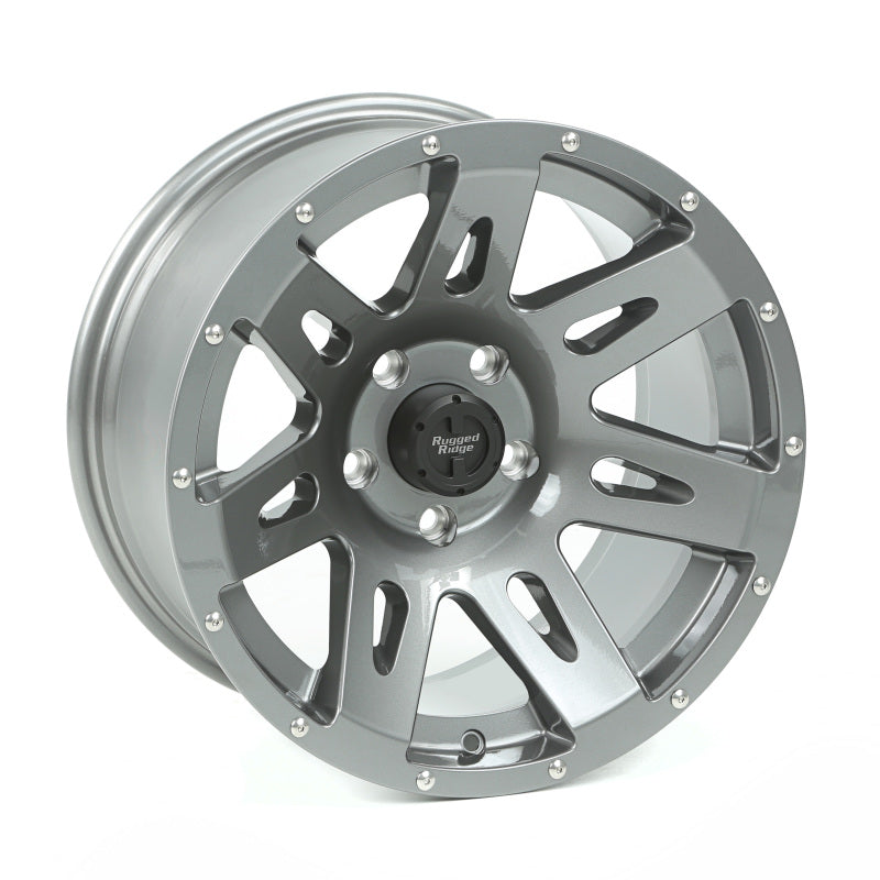 Rugged Ridge XHD Wheel Gun Metal 17x9 5 on JK/JL/JT - Wheels