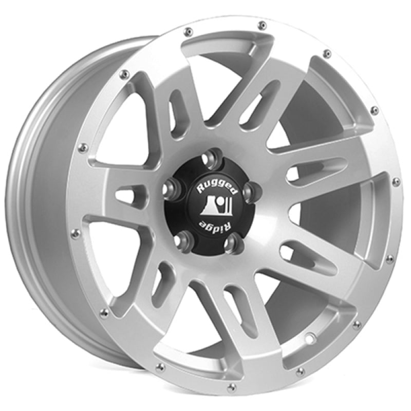 Rugged Ridge XHD Wheel Silver 18x9 07-18 Jeep Wrangler JK - Wheels