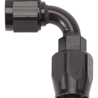 Russell Performance -4 AN Black 90 Degree Full Flow Hose End - Fabrication