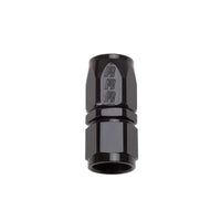 Russell Performance -6 AN Black Straight Full Flow Hose End - Fabrication