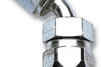 Russell Performance -6 AN Endura Pwerflex Power Steering 45 Degree Hose Ends - Fabrication