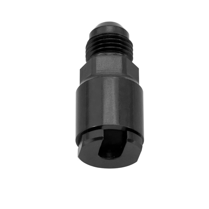 Russell Performance -6 AN male to 1/4in SAE Quick-Disconnect Female (Black Single) - Fabrication