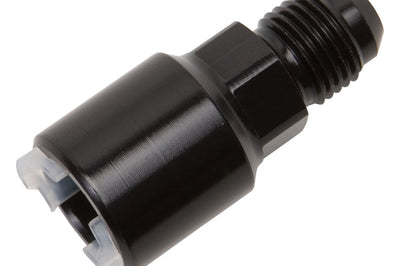 Russell Performance -6 AN male to 5/16in SAE quick-disconnect female (Black Single) - Fabrication