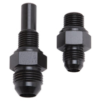 Russell Performance -6 AN to 4L80 Transmission Ports Adapter Fittings (Qty 2) - Black Zinc - Fabrication