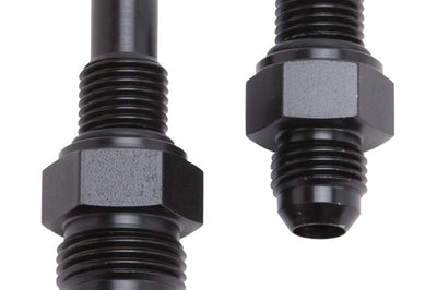 Russell Performance -6 AN to 4L80 Transmission Ports Adapter Fittings (Qty 2) - Black Zinc - Fabrication