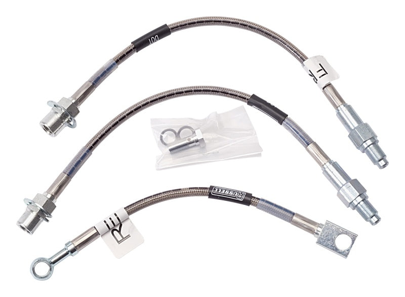 Russell Performance 79-86 Ford Mustang Brake Line Kit - Brakes Rotors & Pads