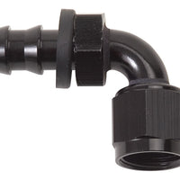 Russell Performance -8 AN Twist-Lok 90 Degree Hose End (Black) - Fabrication