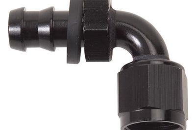 Russell Performance -8 AN Twist-Lok 90 Degree Hose End (Black) - Fabrication