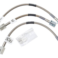 Russell Performance 94-95 Ford Mustang GT (Front & Rear Center Hose) Brake Line Kit - Brakes Rotors Pads