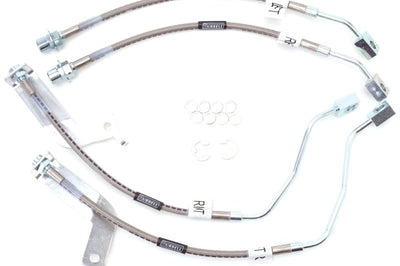 Russell Performance 99-04 Ford Mustang with Traction Control (Except Cobra) Brake Line Kit - Brakes Rotors & Pads