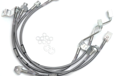 Russell Performance 99-06 Ford Excursion 4WD with 4in-5.5in lift Brake Line Kit - Brakes Rotors & Pads