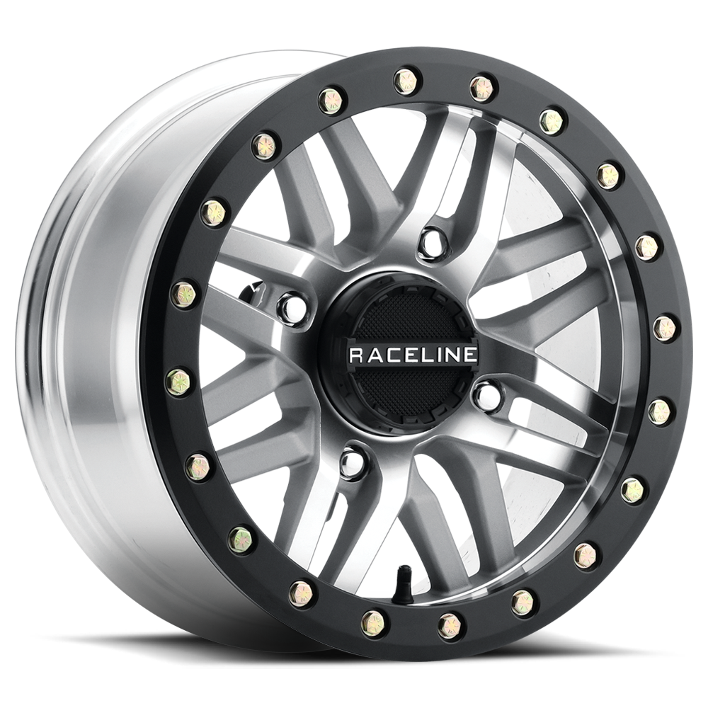 RACELINE Ryno Bdlk Wheel 14x7 4/156 5 + 2 (+10mm) Blk/As Cast - Wheels