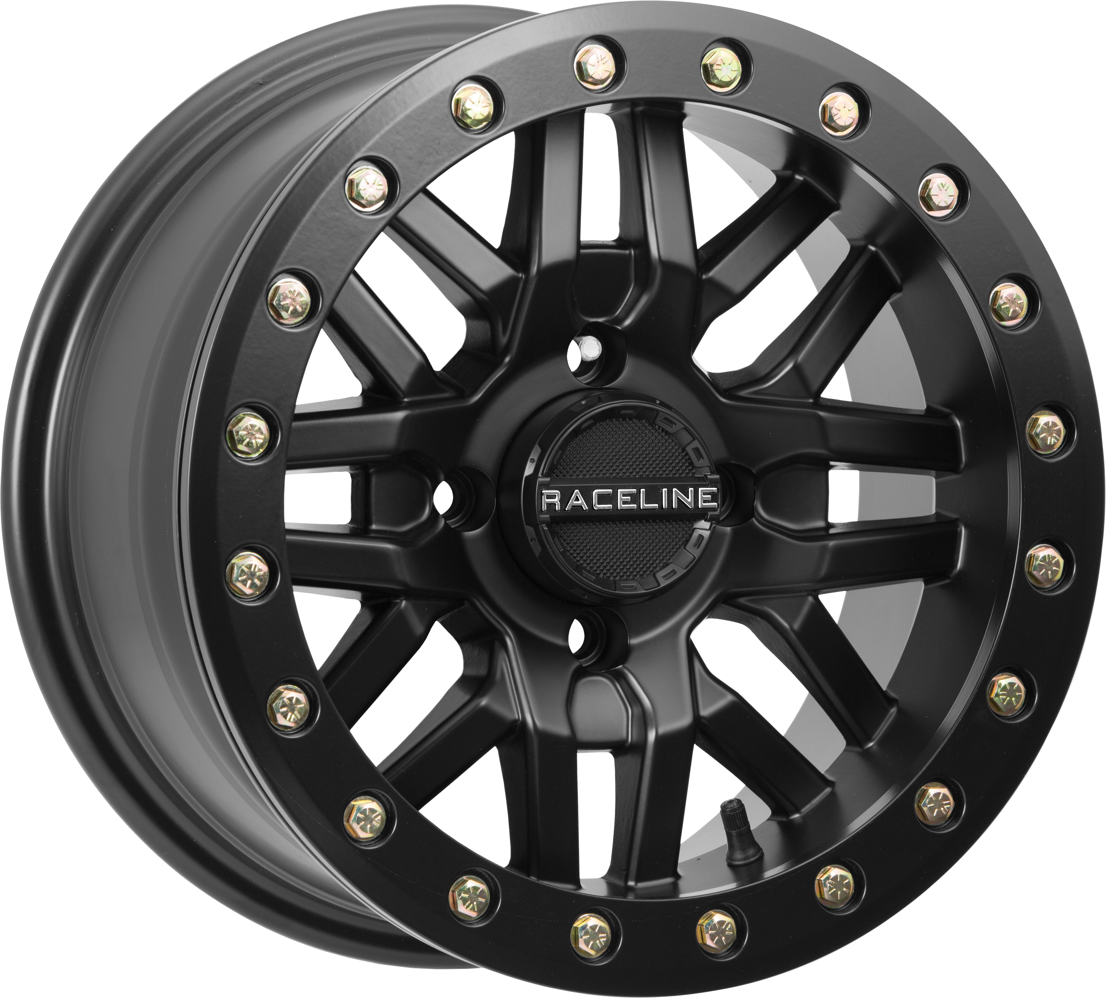 RACELINE Ryno Bdlk Wheel 15x10 4/137 5 + 5 (0mm) Black - Wheels