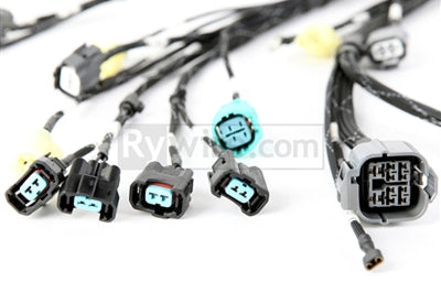 Rywire Honda B-Series OBD2 Tuck Budget Eng Harness w/OBD2 Dist/Inj/Alt/92-95 OBD1 Plug (Adapter Req) - Engine Components