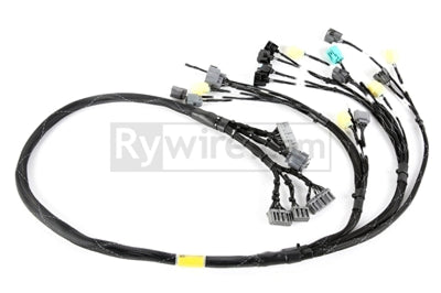 Rywire Honda B-Series OBD2 Tuck Budget Eng Harness w/OBD2 Dist/Inj/Alt/92-95 OBD1 Plug (Adapter Req) - Engine Components