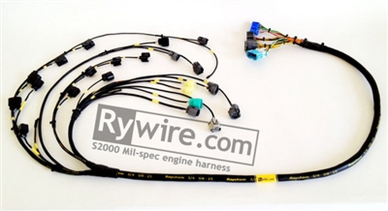 Rywire Honda S2000 AP1/AP2 (Early) Mil-Spec Engine Harness w/OEM Coils/Injector/ECU Plugs - Components