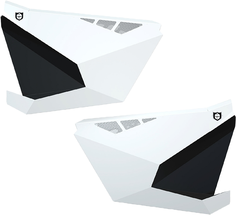 PRO ARMOR Rzr Pro Xp Doors White Pol - UTV Cab/Roof/Door