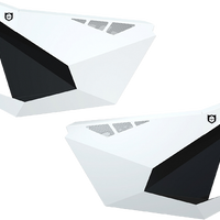 PRO ARMOR Rzr Pro Xp Doors White Pol - UTV Cab/Roof/Door