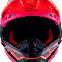 Alpinestars S-m10 Deegan Helmet Orng Flo/prpl/pnk Fluo Xs - Orange Fluo/Purple/Pink / 2X-Large