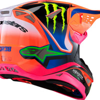 Alpinestars S-m10 Deegan Helmet Orng Flo/prpl/pnk Fluo Xs - Orange Fluo/Purple/Pink / 2X-Large