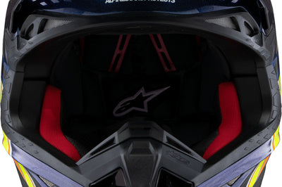 Alpinestars S-m10 Tld Edition 25 Helmet Drk Blu/org/ylw Fluo/red Xs