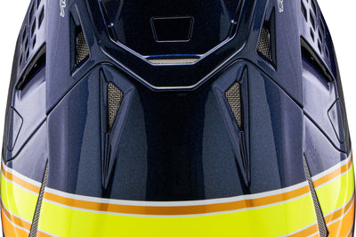 Alpinestars S-m10 Tld Edition 25 Helmet Drk Blu/org/ylw Fluo/red Xs