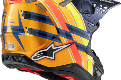 Alpinestars S-m10 Tld Edition 25 Helmet Drk Blu/org/ylw Fluo/red Xs