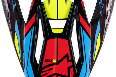 Alpinestars S-m5 Visor Sail Ylw Fluo/enamel Blue Silv G - Apparel Collection