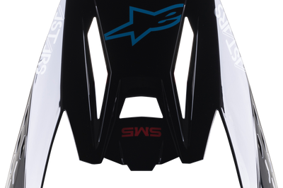 Alpinestars S-m5 Visor Sail Ylw Fluo/enamel Blue Silv G - Black/Cyan - Apparel Collection