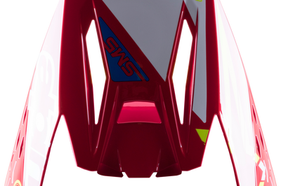 Alpinestars S-m5 Visor Sail Ylw Fluo/enamel Blue Silv G - Red/White/Yellow - Apparel Collection