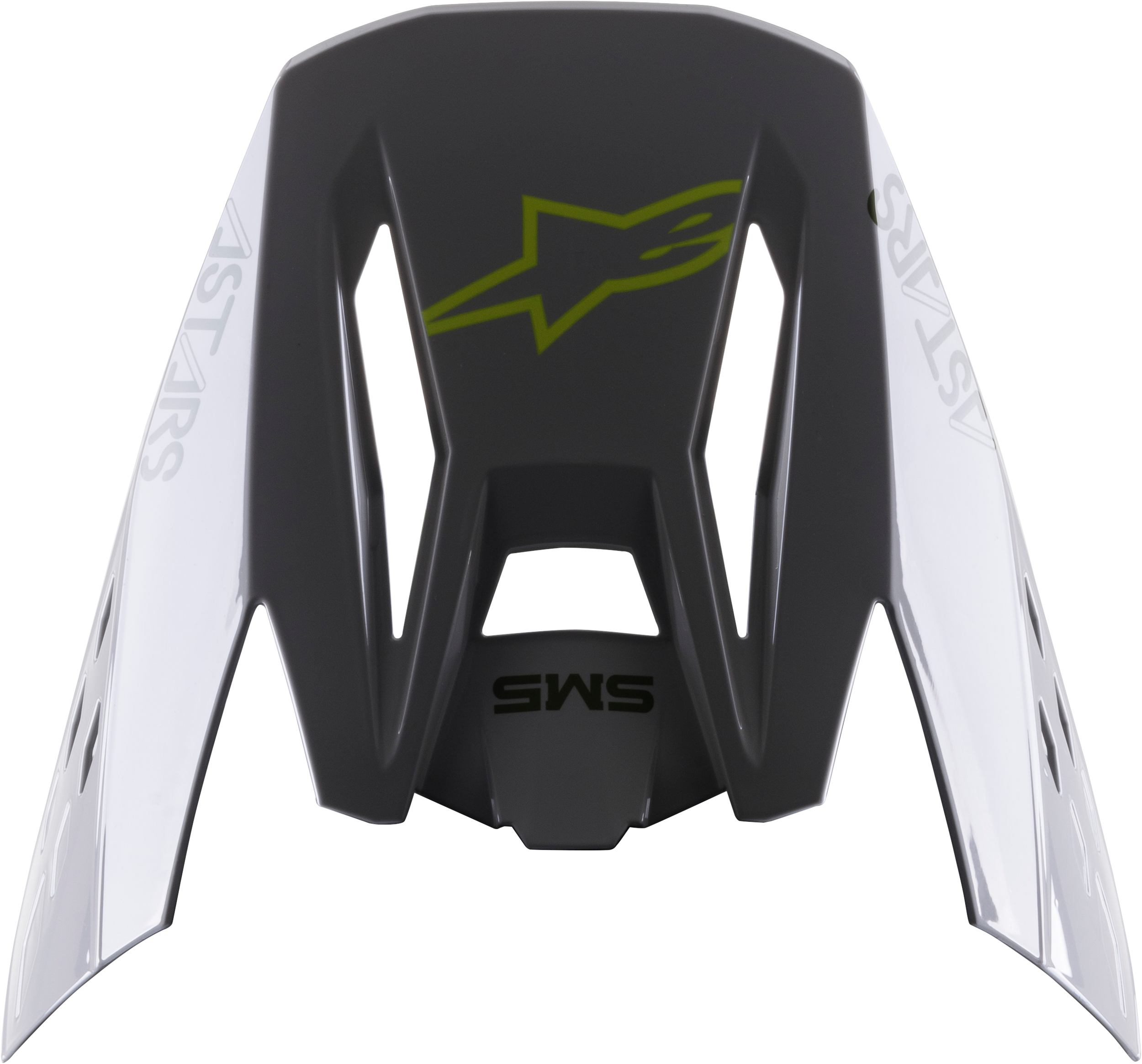 Alpinestars S-m5 Visor Sail Ylw Fluo/enamel Blue Silv G - Silver/Fluorescent Yellow - Apparel Collection