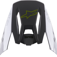 Alpinestars S-m5 Visor Sail Ylw Fluo/enamel Blue Silv G - Black/Cyan - Apparel Collection