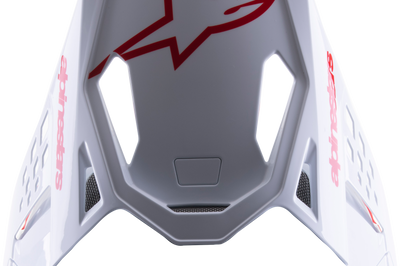 Alpinestars S-m8 Radium 2 Visor Bright Red/white - Red/White - Apparel Collection