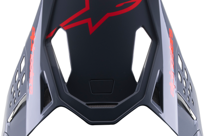 Alpinestars S-m8 Radium 2 Visor Bright Red/white - Black/Neon Red - Apparel Collection