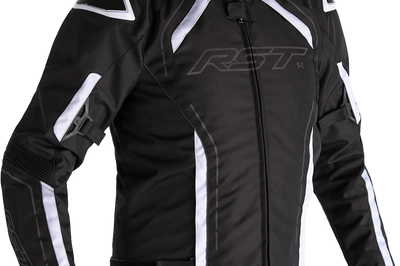 Rst S1 Ce Jacket Black/black/white Leather 5xl - Black/Black/White / X-Small