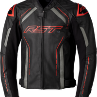 RST S1 Ce Jacket Black/Grey/Red Leather Sm - Jackets